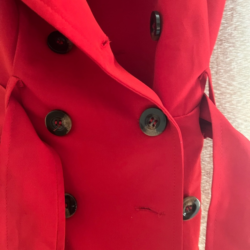 Stylish Red Sleeveless romper small